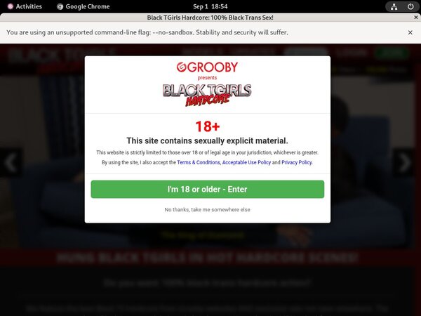 $1 Black TGirls Hardcore Trial Membership
