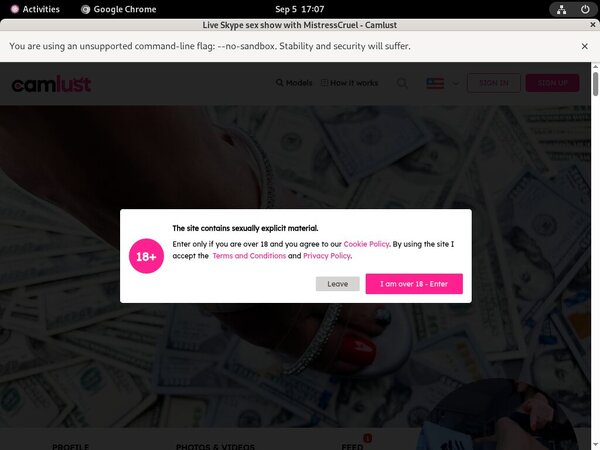 Account On MistressCruel