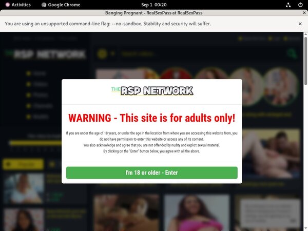 Banging Pregnant Signup Form