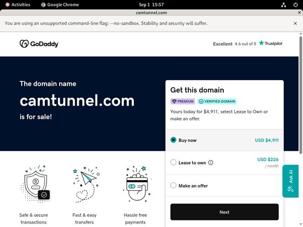 Cam Tunnel Membership Trials