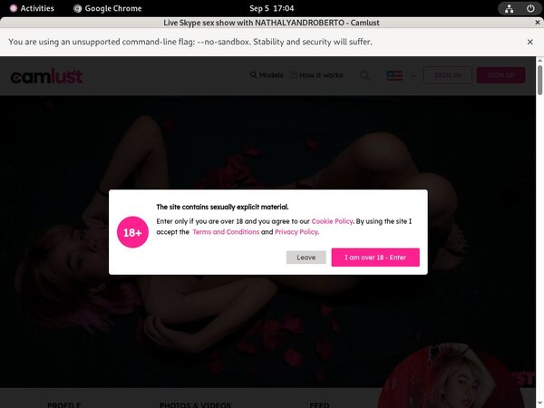 Camlust.com Discount Accounts
