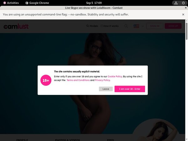Camlust.com Mit Sepa