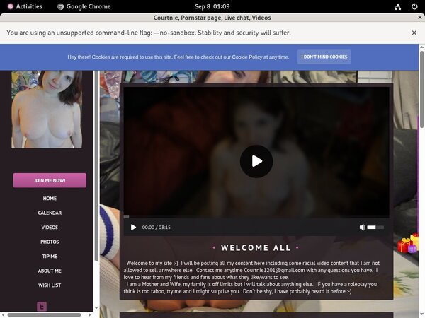 Courtnie $1 Porn Trial