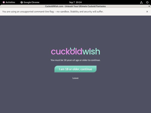 Cuckold Wish Free Trial 2018