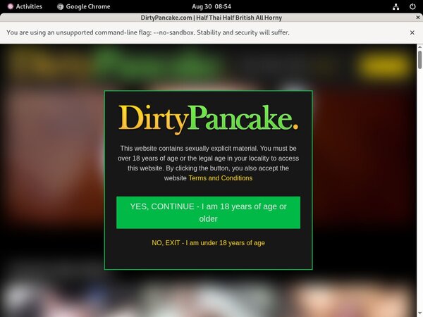 Dirtypancake.com Free Trial Password