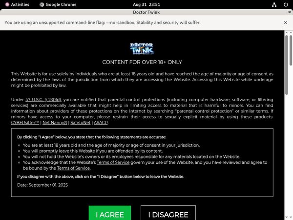 Doctor Twink Passcode