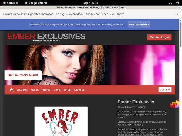 EmberExclusives Member Account