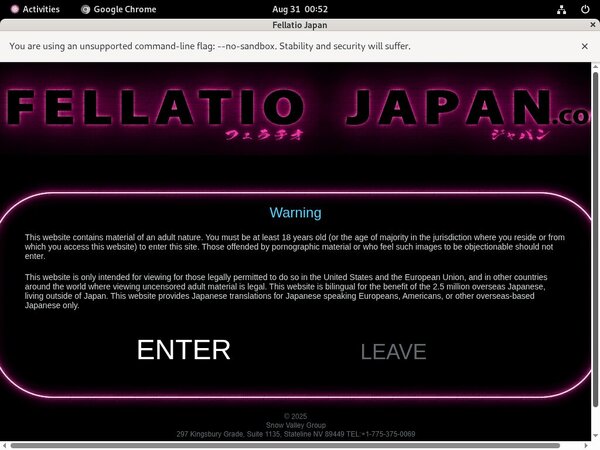Fellatiojapan Password Dump