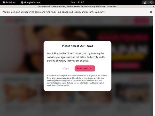 Free Account Japanlust.com Offer