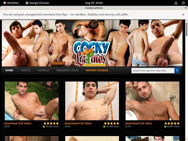 Free Cocky Latinos Trial Access