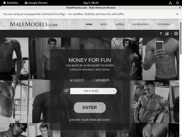 Free Male Models Porn