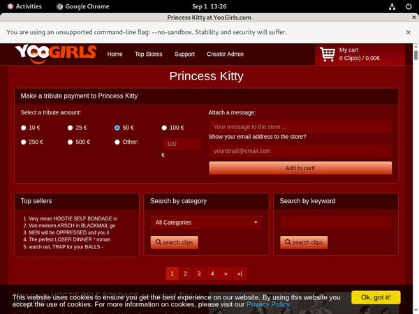 Free Princess Kitty Promo Code