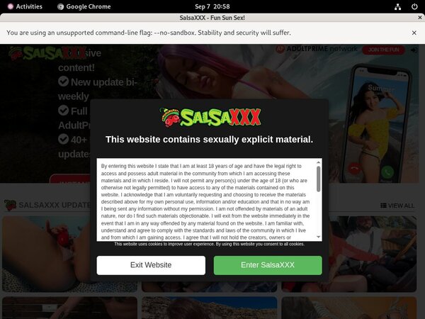 Free Salsa XXX Passwords
