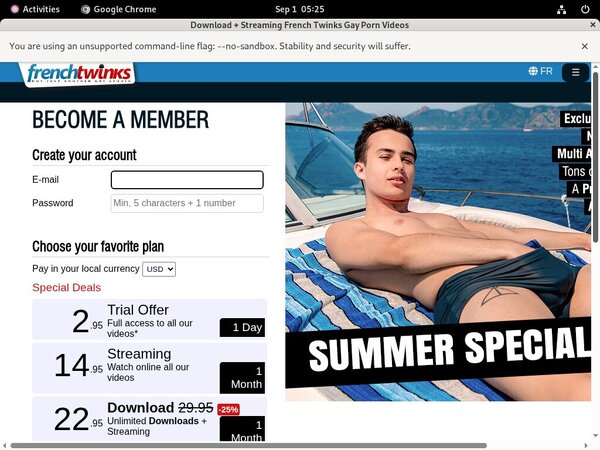 French Twinks With Paysafecard