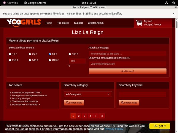 Get Lizz La Reign Promo Code