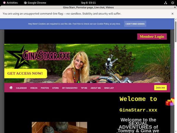 GinaStarr Free Online