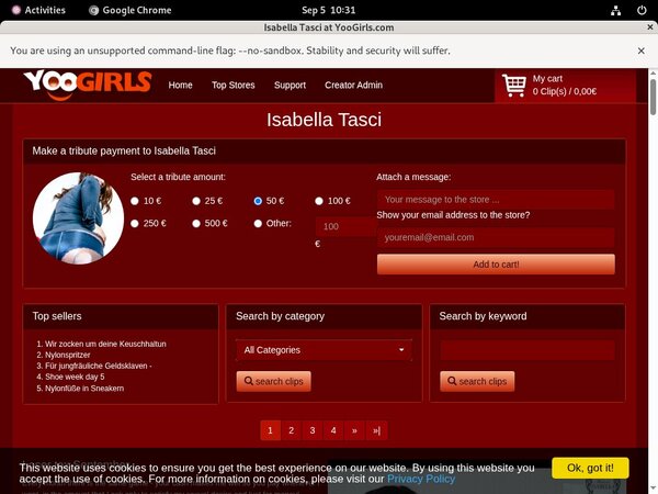 Isabella Tasci Using Discount