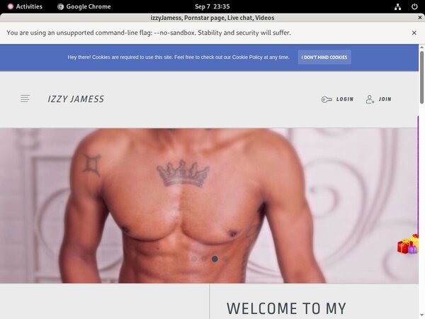 Izzyjamess.modelcentro.com Password Site