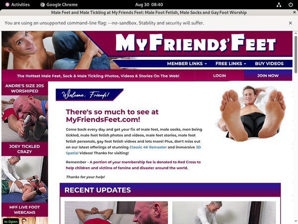 Myfriendsfeet Discount Join