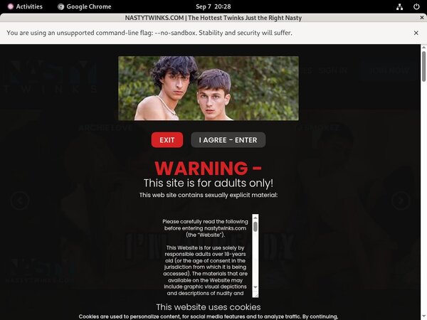 Nasty Twinks Special Discount