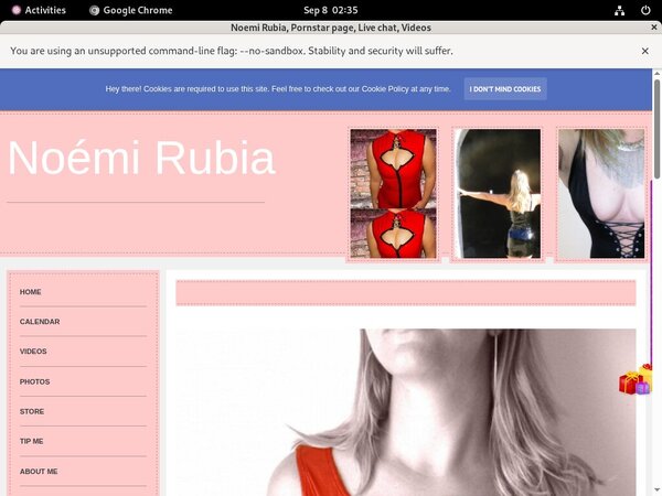 Noemi Rubia Passwords Accounts