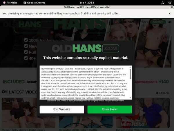 Old Hans Trial Discount