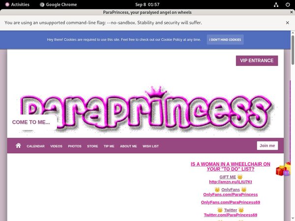 Paraprincess.com Discount Access