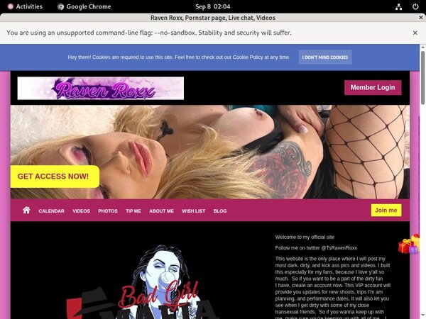 Raven Roxx Login Details Raven Roxx Login Details