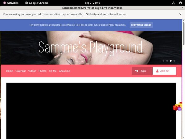 Sensual Sammie Log In