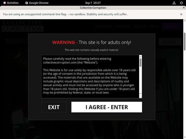 Sign Up For Collective Corruption