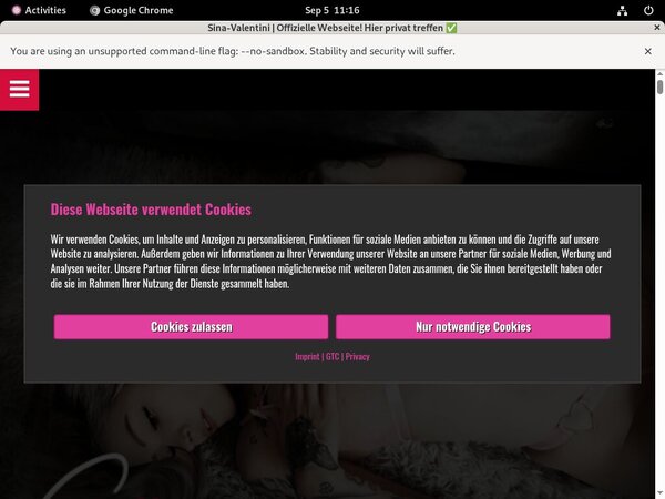 Signup Sina Valentini Paypal