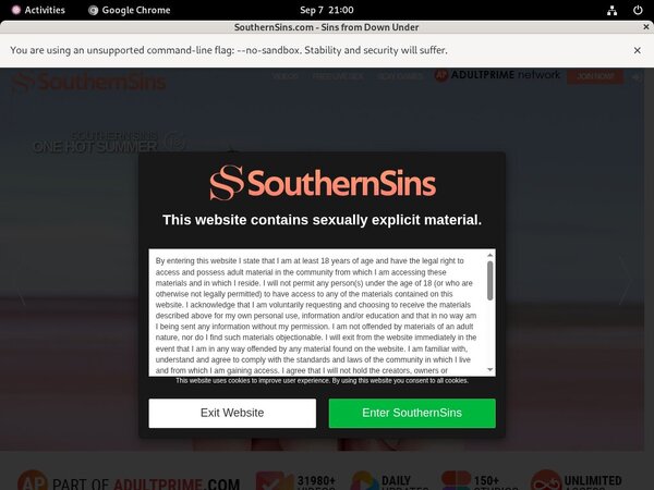 Southernsins Discount Setup