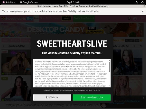 Sweetheartslive.com Discount Code