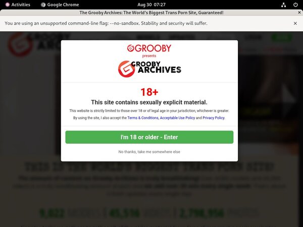 The Grooby Archives Alternate Payment