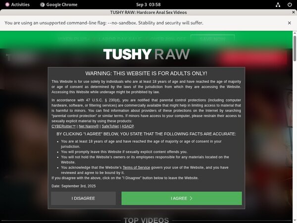 Tushy Raw Sign Up Discount