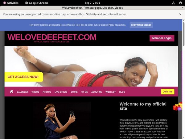Welovedeefeet.com Automatische Kassen