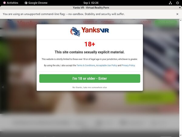 Yanks VR With Paypal Account