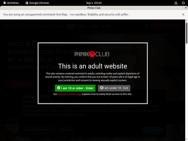 PinkO Club Login Password
